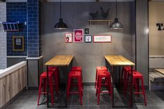 Restaurant Table Layout, Burger Restaurant Design, Resturant Interior Design, Design Manager, Staff Lounge, Exterior Door Designs, New Pizza, Table Layout