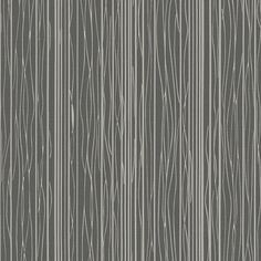 a gray and white striped wallpaper with vertical lines