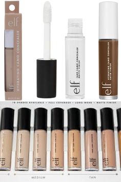 (As an Amazon Associate, I earn from qualifying purchases) Get flawless coverage without breaking the bank with e.l.f. Concealers! Their lightweight, blendable formula effortlessly hides imperfections, brightens under-eyes, and stays put all day. Perfect for any skin type, these cruelty-free concealers are the ultimate beauty essential! Skin Type, Beauty Essentials, Cruelty Free, Skin Types, Elf