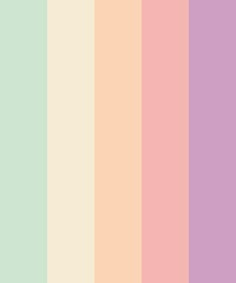 pastel colors are arranged in the same pattern