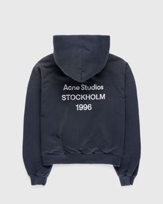 Acne Studios – Logo Hoodie Black | Highsnobiety Shop Acne Studios Hoodie, Sweatshirt Inspiration, Acne Studio, Kids Mood, Chill Fits, Stockholm Fashion, Cute Everyday Outfits, 로고 디자인, Fashion Killa