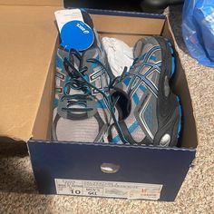 Brand New In The Box. Size 10 Men’s Shoe. Never Worn. Tags Still On. Asics Hiking Sneakers With Gel Cushioning, Asics Trail Running Shoes With Air Cushioning For Outdoor, Asics Trail Running Shoes With Cushioned Footbed For Hiking, Gray Outdoor Sneakers With Gel Cushioning, Asics Hiking Sneakers With Cushioned Footbed, Casual Trail Running Shoes With Gel Cushioning For Hiking, Asics Sporty Sneakers For Hiking, Functional Asics Sneakers For Hiking, Functional Asics Hiking Sneakers