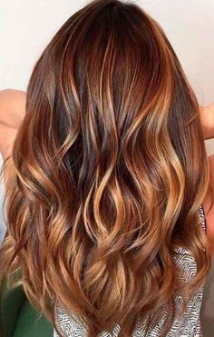 Auburn Balayage, Brunette Ombre, Chestnut Hair, Chestnut Hair Color, Copper Highlights, Red Brown Hair, Caramel Balayage, Hair Color Light Brown, Long Layered Haircuts