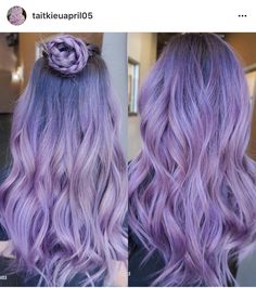 Lilac Purple Hair, Purple Underdye Hair, Underdye Hair, Lilac Hair Color, Pastel Purple Hair, Lavender Hair Colors, Long Hair Trends, Dyed Hair Purple