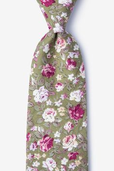 Olive Morris Tie by Ties.com #tiesdotcom #springfashion #floral #flowers #springfashion #mensfashion #tielife Olive Tie, Groomsmen Looks, Tie Ideas, Groom Ties, Cotton Labels, Mens Spring Fashion, Groom And Groomsmen, Tie Accessories, Season Colors