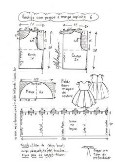 the instructions for how to make a dress