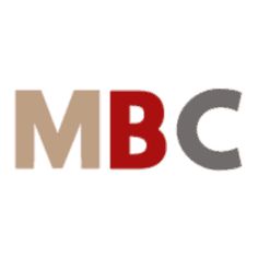 the abc logo is shown in grey and red colors, with an orange stripe at the bottom