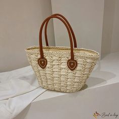 Bird in Bag - Woven bags female new fashion shoulder bag large capacity straw vegetable basket bag Woven Bags, Vegetable Basket, Street Trends, Basket Bag, Woven Bag, Bird In Bag, Large Bags, New Fashion, Straw