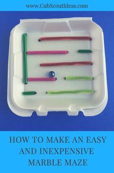 an ice tray filled with colored pencils and toothbrushes on top of it