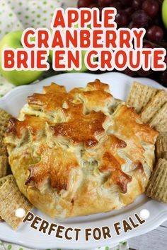 Hosting a holiday party? Whether Thanksgiving or Christmas, this Apple Cranberry Brie en Croute is an easy, impressive appetizer that combines the sweetness of apples and cranberries with the creaminess of Brie. Brie Thanksgiving, Appetizer Brie, Brie En Croute, Fall Appetizer, Best Holiday Appetizers, Baked Brie Recipes, Cranberry Baking, Brie Puff Pastry, Brie Appetizer