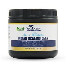 Bentonite clay also known as Montmorillonite is widely used as a natural healling clay on the skin. Bentonite clay helps heal eczema, dernatitis & psoriasis. Bentonite clay works by binding to bacteria and toxins living on the surface, and within the pores of the skin and extracts these toxins. This helps to reduce the outbreak of blemishes and alleviates redness. Size: 10 oz. Detoxification Cleanse, Face Mask Natural, Diy Detox, Indian Healing Clay, Turmeric Vitamins, Deep Clean Pores, Body Detoxification, Healing Clay, Clay Face Mask