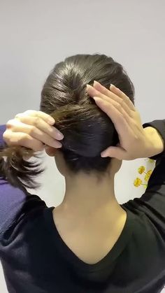 Beautiful Hairstyle/Amazing Hair Transformations /아름다운 헤어스타일/놀라운 헤어 변형 -... Korean Hair Up Style, Elegant Chignon Tutorial, Japanese Updo Hairstyles, Hair Stylist Tips, Bun Style, Beautiful Hairstyle, Hairdos For Short Hair, Hair Upstyles