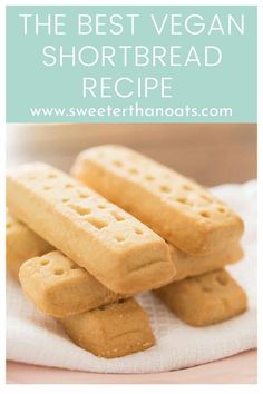 the best vegan shortbread recipe