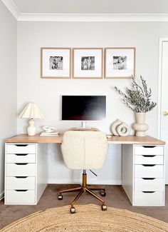 Home Office Decor Ideas, Best Home Office, Home Office Design Ideas, Design Home Office, Office Decor Ideas, Office Design Ideas, Office Details, Cozy Home Office, Small Home Offices