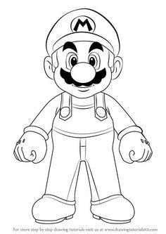 mario coloring pages to print for kids