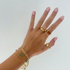 Thick Gold Band Ring, Open Faced Band Ring Gold, Chunky Gold Band Ring, Open Band Gold Ring, Thick Gold Ring, Open Gold Ring, Thick Gold - Etsy Gold Bracelet Stack, Thick Gold Band, Bracelet For Women Gold, Thick Gold Ring, Gold Bracelets Stacked, Unique Gold Rings, Geometric Bracelet, Bracelet Dainty, Gold Bracelet For Women