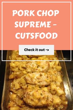 Pork Chop Supreme – Cutsfood https://cutsfood.com/pork-chop-supreme/ Cream Of Onion Soup, Pork Chops And Potatoes, Boneless Pork Chops, Soup Mixes, Onion Soup Mix, Boneless Pork, Peeling Potatoes, Pork Chop, Sliced Potatoes