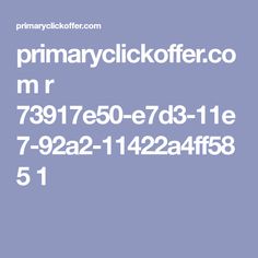 the font and numbers for primayclickofferco