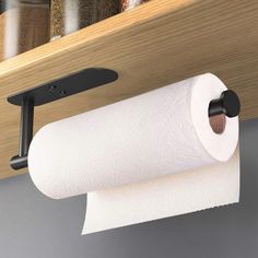 PRICES MAY VARY. ★MONDERN - Paper towel holder looks modern and sleek. Not only as a paper towel holder but also the towel bar. ★DIMENSION - The Paper Towel Bar Length: 13inch or 13 1/5 inch, dimensions of the plate : 5 9/10 x 1 9/10 inch. ★MATERIALS - The under counter paper towel holder is made of waterproof SUS 304 stainless steel which is water and oil proof. Durable and rust-proof. ★EASY TO BE INSTALLED - Paste or Drilling. Just peel off the protective layer in the back and stick it on the Kitchen Towel Rack, Limestone Wall, Kitchen Roll Holder, Kitchen Paper Towel, Cabinet Wall, Paper Roll Holders, Hand Towel Holder, Kitchen Paper, Kitchen Roll