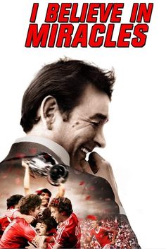 the movie poster for i believe in miracles, with an image of a man yelling