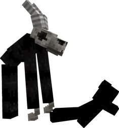 a pixellated image of a person with a knife in his hand and an arm extended to the ground