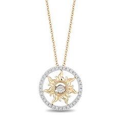 Latest Diamond Necklace & Pendants for Women | Enchanted Disney Fine Jewelry US Sun Sculpture, Rapunzel Sun, Concept Jewelry, Enchanted Disney, Enchanted Disney Fine Jewelry, Sun Goddess, Setting Ideas, Bridal Jewelry Collection, Sun Pendant