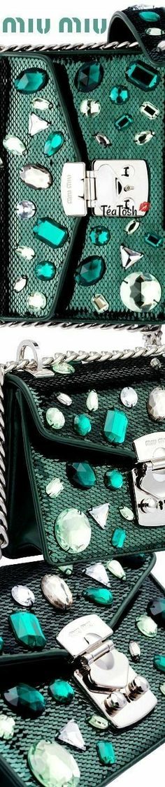 Green Collection, Luxury Accessories, Green Fashion, Other Colors, Shades Of Green, Miu Miu, Peace And Love, Accessories Design