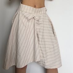 Gorgeous striped asymmetric Marni skirt. Beautiful thick textured fabric.  Great vintage condition.  Size IT40/AU8/US4. Can also fit AU10/US6. MEASUREMENTS (laid flat): Waist: approx. 37cm Length: approx. 58.5cm Star Fabric, Womens Skirts, Striped Skirt, Red Star, Stripe Skirt, Textured Fabric, Upcycle Clothes, Womens Skirt, Art Collection