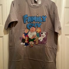 Grey Family Guy Print Tshirt Never Worn Brand New From Amazon Family Guys, Comfy Fashion, Instagram Captions, Shirt Color, Tshirt Print, Colorful Shirts, Family Guy, Tee Shirts, Mens Shirts