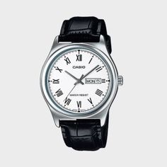 Roman Numeral, Analog Watch, Bold Black, White Dial, Wristwatch Men, Roman Numerals, Classic White, Watch Design, Quartz Movement