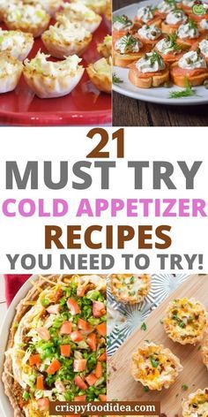 21 must try cold appetizer recipes that you need to try in the kitchen