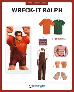 the costume guide for wreck it ralph