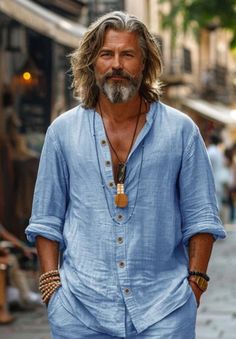 Bohemian Look Men, Male Bohemian Fashion, Bohemian Man Outfit, Bohieman Style Clothes For Men, Bohemian Male Outfit, Bohemian Outfit Men, Jazz Outfits, Boho Men Style, Hippie Men