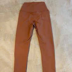 Women’s Active Wear Leggings High Waisted Size Small, Light Rust/Orangey/Pink Color. Brand New, Full Length. Active Wear Leggings, Womens Activewear, Pink Color, Full Length, Pant Jumpsuit, Active Wear, Pants For Women, Leggings, High Waisted