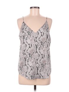 Express Sleeveless Top Size: Medium Silver Tops - used. 100% POLYESTER, Halter, | Express Sleeveless Top Silver Halter Tops - Used - Size Medium Cheap Sleeveless Camisole From Forever 21, Silver Tops, Halter Tops, Sleeveless Top, Size Medium, Handbags, For Women, Silver