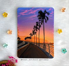 Beautiful sunset painting sky sun acrylic painting Painting On Canvas Sunset, Acrylic Colours Painting Ideas, Acrylic Painting Canvas Sunset, Easy Canvas Painting Landscape, Canvas Panel Painting Ideas, Mini Nature Paintings, Acrylic Painting On Small Canvas, Aesthetic Sky Painting Acrylic, Acrylic Painting Inspiration Simple