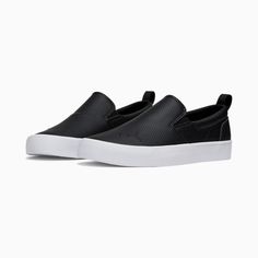 Bari Slip-On Comfort Women's Shoes, PUMA Black-Flat Dark Gray, extralarge Comfort Women, Shoes Puma, Women's Slip On Shoes, White Puma, Black Puma, Low Boots, Classic Shoes, Bari, Black Flats