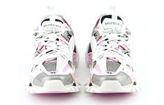 (WMNS) Balenciaga Track Sneaker 'White Pink' 542436W2FS99041 Designer White Sneakers For Running, Balenciaga Track Sneaker, Balenciaga Track, Stylish Sneakers, Cute Everyday Outfits, Sneakers White, Perfect Pair, Everyday Outfits, Balenciaga