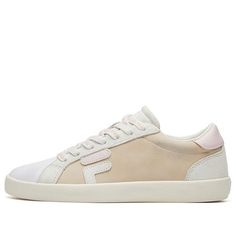 (WMNS) Fila Fusion T12W115106FTL (SNKR/Skate/Low Top/Women's) Stylish Sneakers, Skate Shoes, Light Beige, Canvas Shoes, Shoe Collection, Low Top, Perfect Pair, Womens Tops, Sneakers