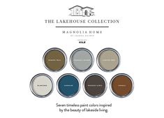 the lakehouse collection by magnolia home paint colors inspired by the beauty of lakeside living