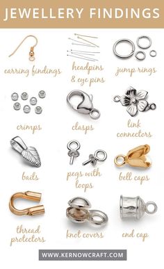 jewelry finding guide for beginners to find the right pieces and how to use them