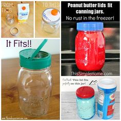 there are several different things that can be found in mason jars