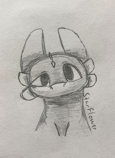 a drawing of a cartoon character wearing a helmet