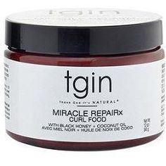 Restoring nutrients into the hair, the TGIN Miracle RepaiRx Curl Food is the herbal solution to dry, damaged hair. This daily moisturizer uses coconut oil and black honey to add healing hydration into your styling routine, controlling dryness and frizz. Restores nutrients in hair Hydrates dry, damaged, and color-treated hair Reduces frizz and fly aways Promotes healthy hair growth, shine, and softness No parabens, sulfates, petrolatum, lanolin, artificial colors, or animal testing Directions: Us Moisturizing Hair Mask, Coco Oil, Acai Fruit, Hydrating Hair Mask, Hair Masque, Soften Hair, Promote Healthy Hair Growth, Hydrate Hair, Hair Product