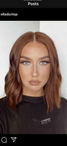 Copper Hair For Brown Eyes, Copper Hair With Green Eyes, Makeup For Copper Hair Brown Eyes, Hair For Green Eyes And Olive Skin, 7g Hair Color, Hair Colours 2024 Trends, Hair Color For Summer Skin Tone, Copper Hair Hazel Eyes, Auburn Eyebrows