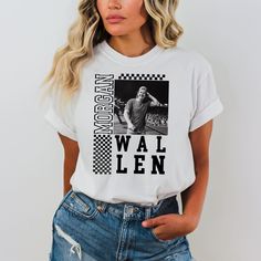 Step up your concert game with our custom Morgan Wallen Comfort Colors T-Shirt! Featuring a bold retro black checkered design and an iconic picture of Morgan Wallen, this tee is perfect for every country music fan. Made with high-quality Comfort Colors fabric, it offers unmatched softness and a relaxed fit, ideal for all-day wear at festivals, concerts, or just chilling with friends. Key Features: - Premium Comfort Colors fabric: Soft, durable, and perfect for everyday wear. - Unique Design: Retro black checkered pattern with Morgan Wallen's picture for a vintage vibe. - Versatile Style: Perfect for country concerts, casual outings, or as a standout piece in your wardrobe. - Unisex Fit: Available in various sizes for both men and women. Why You'll Love It: - Show Off Your Style: Stand out Country Concert Shirts, Checker Design, Country Music Shirts, Sublime Shirt, Country Concerts, Concert Shirts, Checkered Pattern, Mug Shots, Concert Outfit