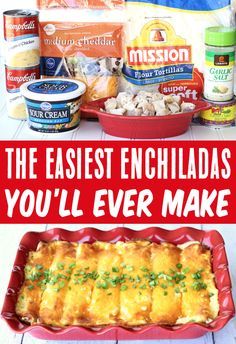 the easy enchiladas you'll ever make are ready in just minutes