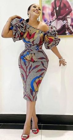 Ankara Dress Designs, Ankara Short Gown Styles, Dress Ankara, African Print Dress Ankara, Short Dress Styles