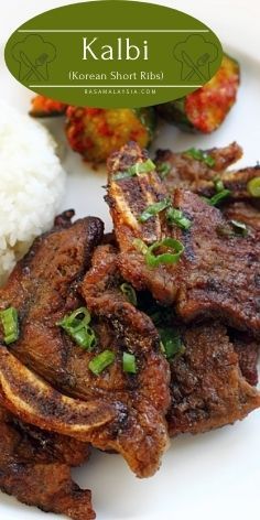 a white plate topped with meat and rice