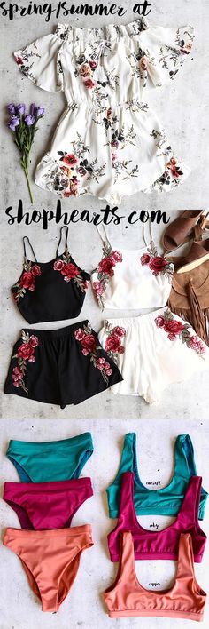 Shop our best sellers at #shophearts.com                    - Running late romper festival floral applique set the kylie bikini separates Girl Wishlist, Peru Vacation, Chique Outfit, Bohol, Running Late, Vacation Places, Kourtney Kardashian, Floral Applique